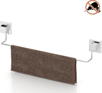 Tekno Tel EF-260 Yapışkanlı Banyo Uzun Havluluk Krom