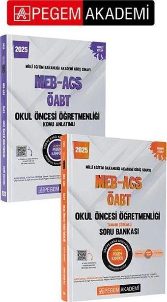 PEGEM AKADEMİ 2025 MEB-AGS-ÖABT Okul Öncesi Öğretmenliği Konu Anlatımlı  + 2025 MEB-AGS-ÖABT Okul Ön - Pegem Akademi Yayıncılık