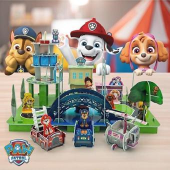 Paw Patrol City 3D Puzzle Büyük Hikaye Oyun Alanı 126 Parça