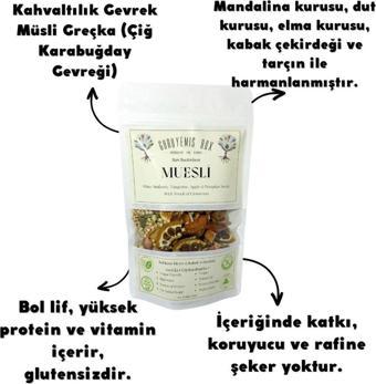 Guruyemiş Box Müsli gr.eçka Kahvaltılık Gevrek Çiğ Karabuğday Bol Kuru Meyveli Kabak Çekirdekli