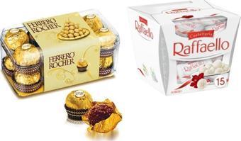 Ferrero Rocher Fındıklı Çikolata 200 GR + Raffaello 150 GR