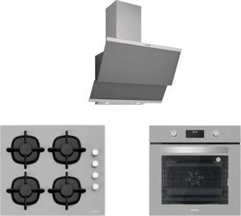 Silverline Gri Cam Ankastre Set Bo6502S02 - Cs5343S01 - 3420 Classy 60