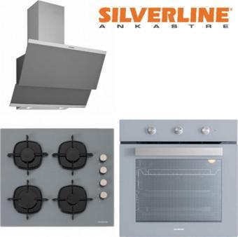 Silverline Ankastre Set (Cs5335S01-Bo6503S01-3420 Classy Gri)