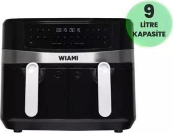 Wiami Airfryer 9L Çift Sepetli Yağsız Hava Fritözü