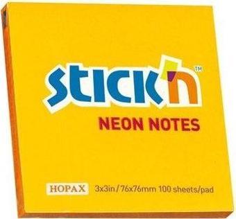 Hopax Not Kağıt Stickn Neon Turuncu 100 Yaprak