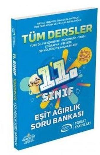 2022 11.Sınıf Eşit Ağırlık Tüm Dersler Soru Bankası - Kolektif  - Ankara Murat Yayıncılık