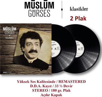 Esen Müzik Plak - Müslüm Gürses - Klasikler (2 Lp) ()