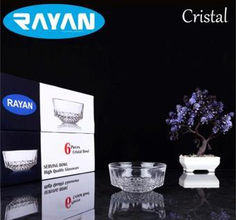 Just Cheap Store Rayan Cristal 6'Lı Cam Kase