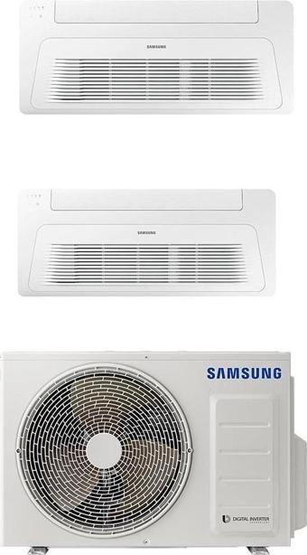 Samsung Wind Free Multi Tek Yön Kaset 1+2 Sistem (AJ050TXJ2KH/EA) 2x12000 Btu İç 5,2 kw Dış Ünite