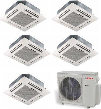 Bosch Multi Kaset Tipi İnverter Klima 42000 Btu 1 Dış + 5 İç Ünite 9000 + 9000 + 9000 +12000 + 12000
