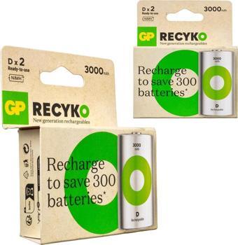 Gp Recyko 650 Mah R03 Aaa Şarjlı 4Lü İnce Kalem Pil Gp65Aaahcer21-2Tlb2 