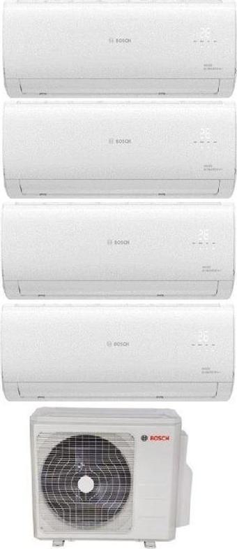 Bosch Multi Split İnverter Klima 28000 Btu 1 Dış + 4 İç Ünite 9000 + 9000 + 9000 + 9000 Btu