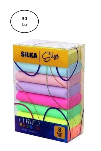 Silka Curved Rainbow 8 Li Silgi 30'Lu