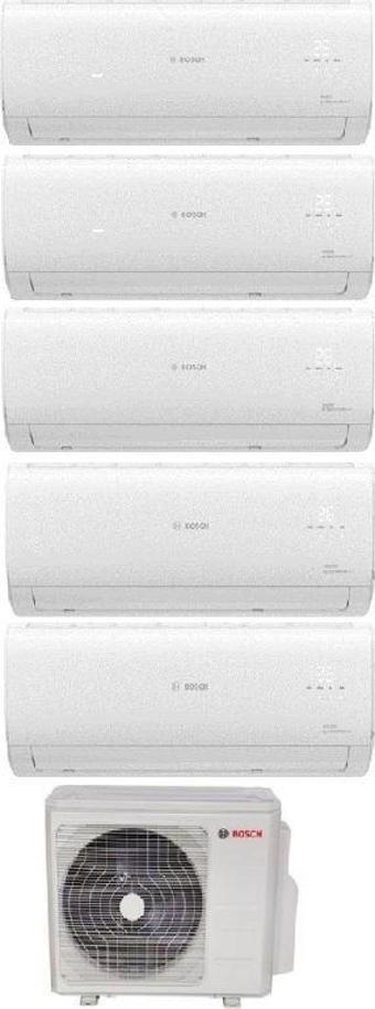 Bosch Multi Split İnverter Klima 42000 Btu 1 Dış + 5 İç Ünite 9000 + 9000 + 9000 + 9000 + 9000 Btu