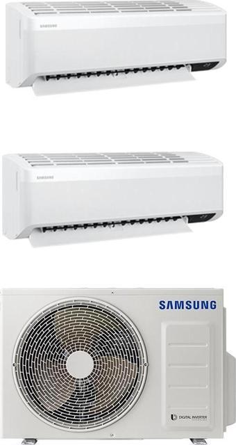 Samsung Wind Free Multi 1+2 Sistem (AJ050TXJ2KH/EA) 2x9000 Btu İç 5,2 kw Dış Ünite