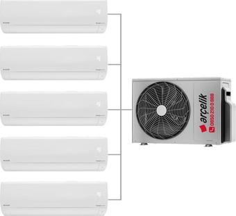 Arçelik Multi Sistem Duvar Tipi 5+1 İnverter 9+9+9+9+9 30000Btu Klima Zm30105-99999