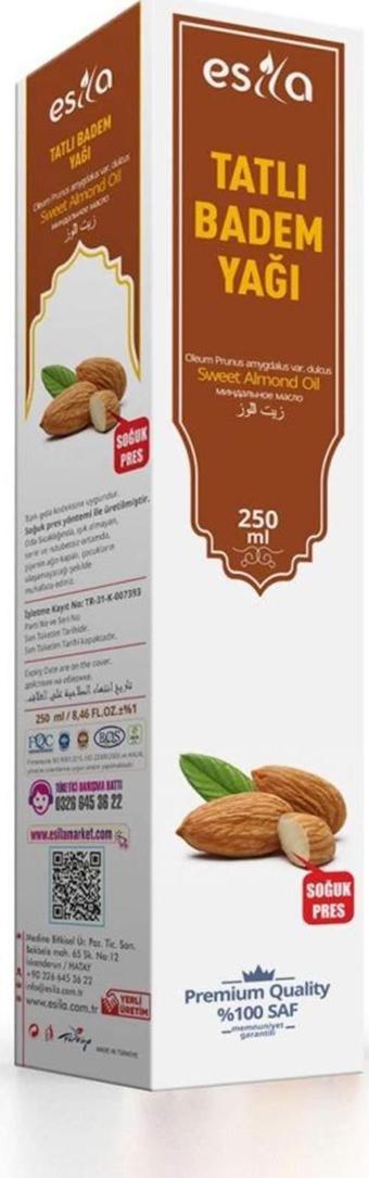 Tatlı Badem Yağı 250 Ml.