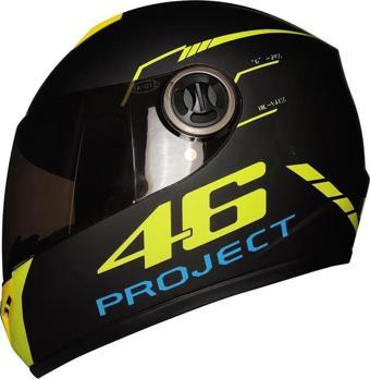 Pro Helmets S-012 Siyah Vizör Full Face Motosiklet Kaskı