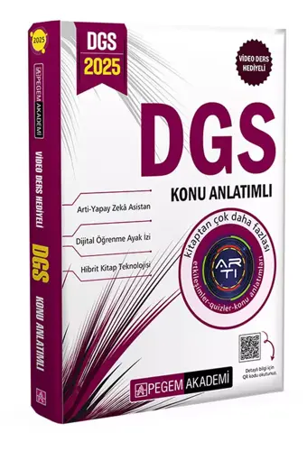 2025 DGS Konu Anlatımlı - Pegem Akademi Yayıncılık