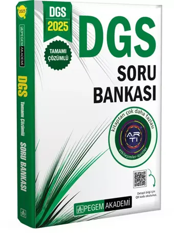 2024 DGS Tamamı Çözümlü Soru Bankası - Pegem Akademi Yayıncılık