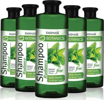 Farmasi Botanics Isırgan Özlü Parlaklık Veren Şampuan-500 Ml 5 Adet