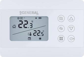 General HT300S Kablolu Haftalık Programlı Oda Termostatı