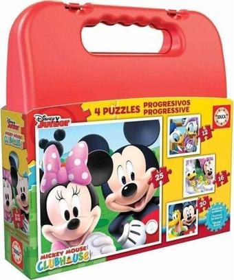 Educa Progressive Mickey Mouse Çanta Puzzle