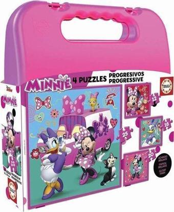 Educa Maleta Progressive Minnie Çanta Puzzle