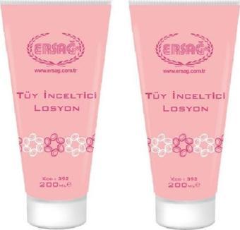 Ersağ Tüy Inceltici Losyon 200 Ml. X 2 Adet