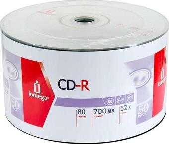 Boş CD-R 52X50'Li Spindle Boş CD