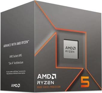 AMD Ryzen 5 8400F 4.20GHz (Max 4.70GHz) 6 Çekirdek 16MB Önbellek Soket AM5 İşlemci
