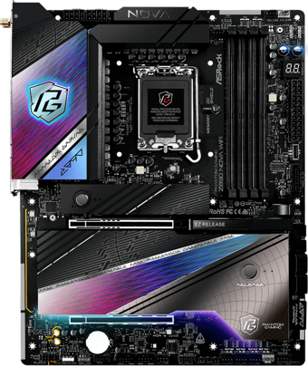 Asrock PHANTOM GAMING Z890 Nova WiFi LGA1851 DDR5  9600MHz+(OC) ATX Gaming (Oyuncu) Anakart