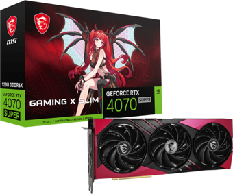 MSI GeForce RTX 4070 SUPER 12G GAMING X SLIM MIGHTY ACTION GDDR6X 192Bit DX12 Gaming (Oyuncu) Ekran Kartı