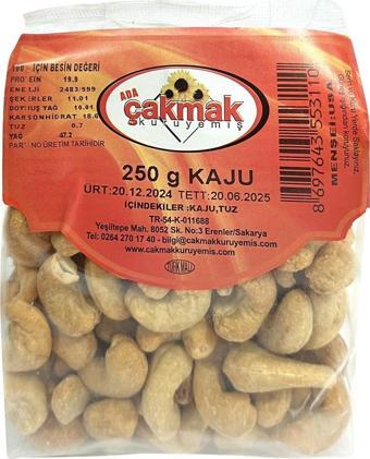 Çakmak Kaju 250 gr