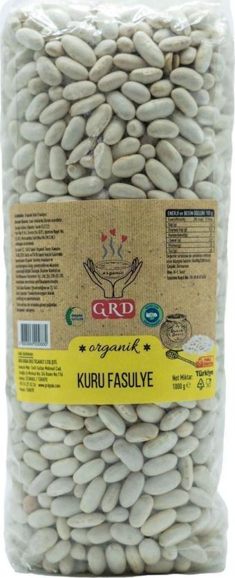 GRD GIDA Organik Kuru Fasulye 1000 Gr