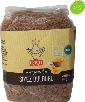 GRD GIDA Organik Siyez Bulguru 500 Gr