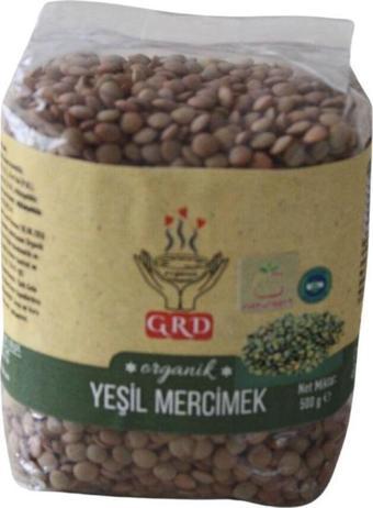 GRD GIDA Organik Yeşil Mercimek 500 Gr