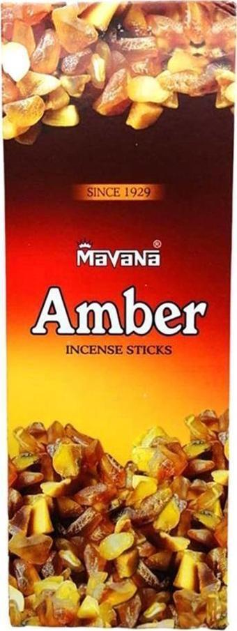 Mavana Amber Kokulu Tütsü 20 Çubuk