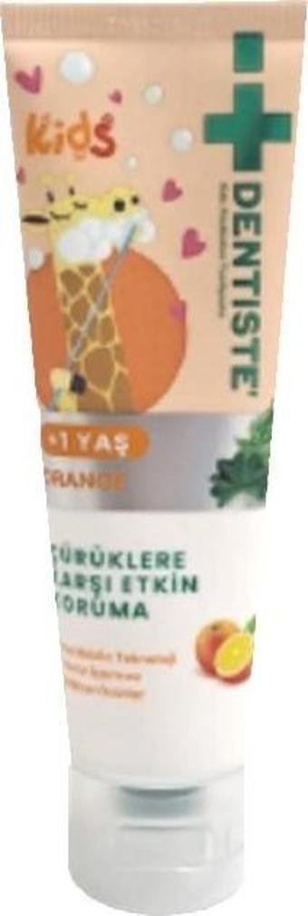 Dentiste Kids Diş Macunu +1 Yaş Portakal Aromalı 60g