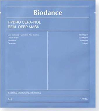 Biodance Hydro Cera-nol Real Deep Mask Yüz Maskesi 34g