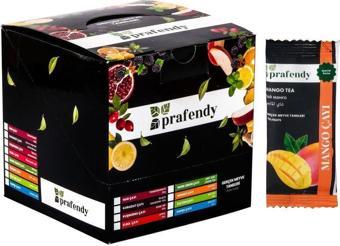 PRAFENDY MANGO ÇAYI GERÇEK MEYVE TANELİ TEK İÇİMLİK 20 Ad. x15 GR