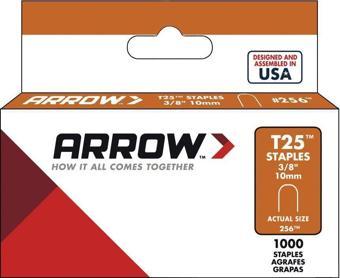 Arrow AR256 10mm 1000 Adet Profesyonel U Tipi Zımba Teli