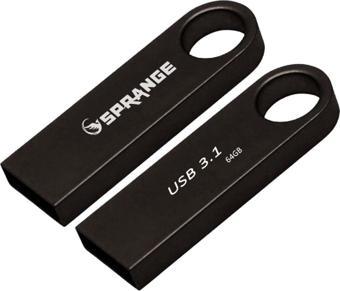 Sprange SU128 USB 3.1 Metal Kasa 128GB Flash Disk