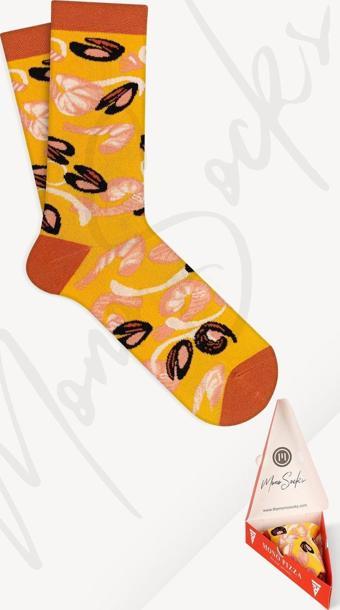 Mono Socks Frutti Di Mare - Tekli Pizza Çorap Çok Renkli 41-46