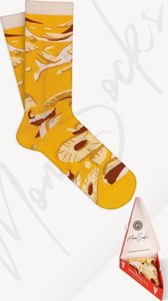 Mono Socks Hawaiian - Tekli Pizza Çorap Çok Renkli 41-46