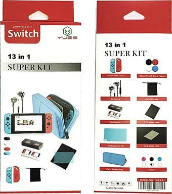 Yues Nintendo Switch 13İn1 Super Kit Çanta Ve Aksesuar Seti