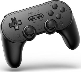 8Bitdo Pro 2 Bluetooth Controller Nintendo Switch Kablosuz Oyun Kolu , PC, MacOS, Android, Steam &