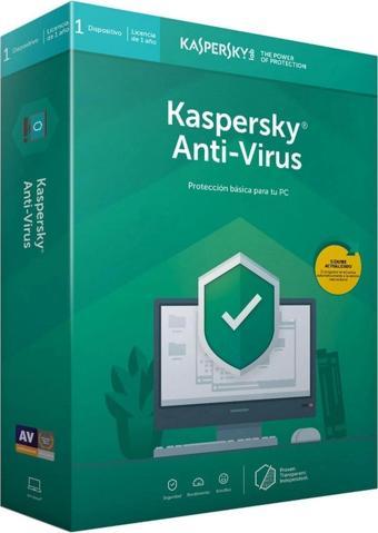 Kaspersky Antıvırus 2 Kullanıcı 1 Yıl