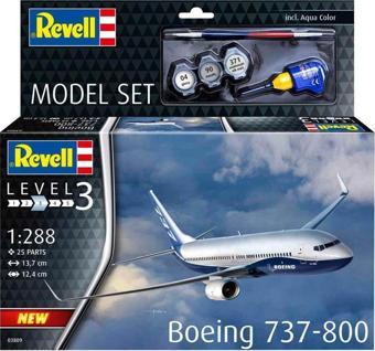 Revell Maket Model Set Uçak Boeing 737-800 63809