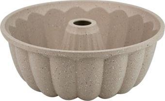 Thermoad Granit Döküm Kek Kalıbı Sık Dilimli Vizon 26 Cm